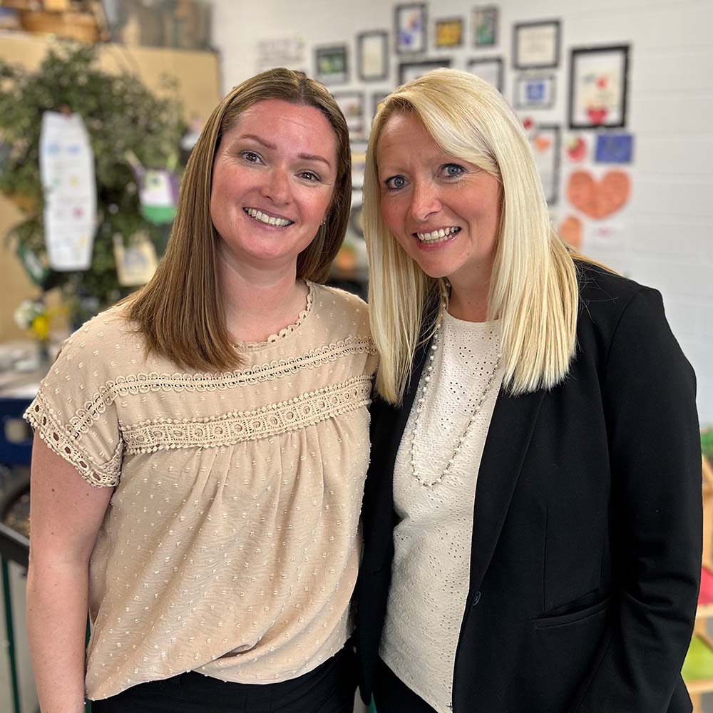 Jessica Milligan and Monique Sabourin